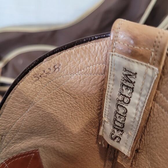 Rios of Mercedes Nubuck Cowgirl Western Boots Womens 7B Tan Vintage 0360 3228 - Picture 9 of 11